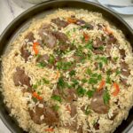 One pot steak and rice