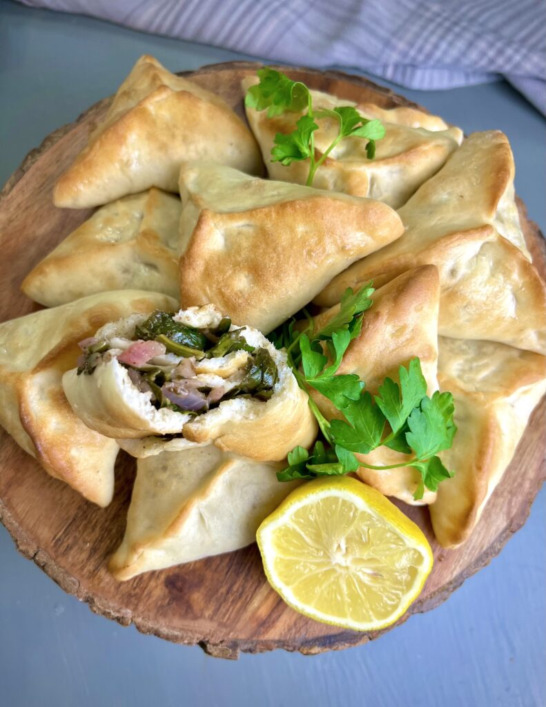 Middle eastern spinach pies