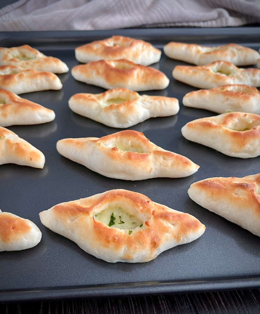 Lebanese cheese boats 