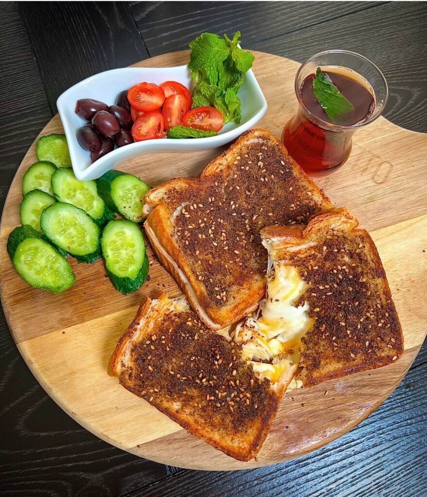 Zaatar grilled cheese