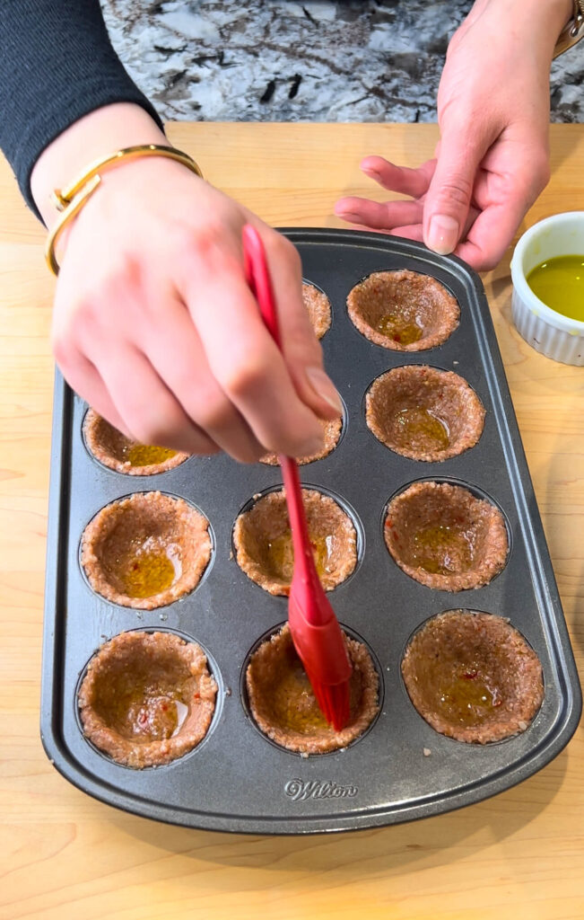 Baked kibbeh cups 