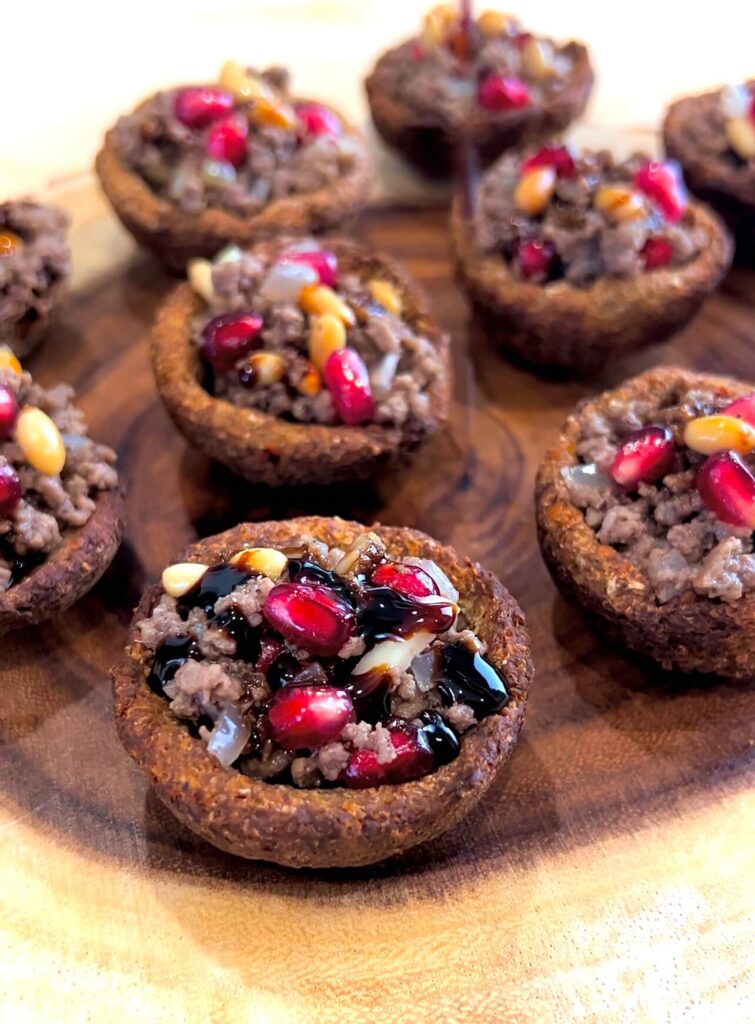 Baked kibbeh cups 