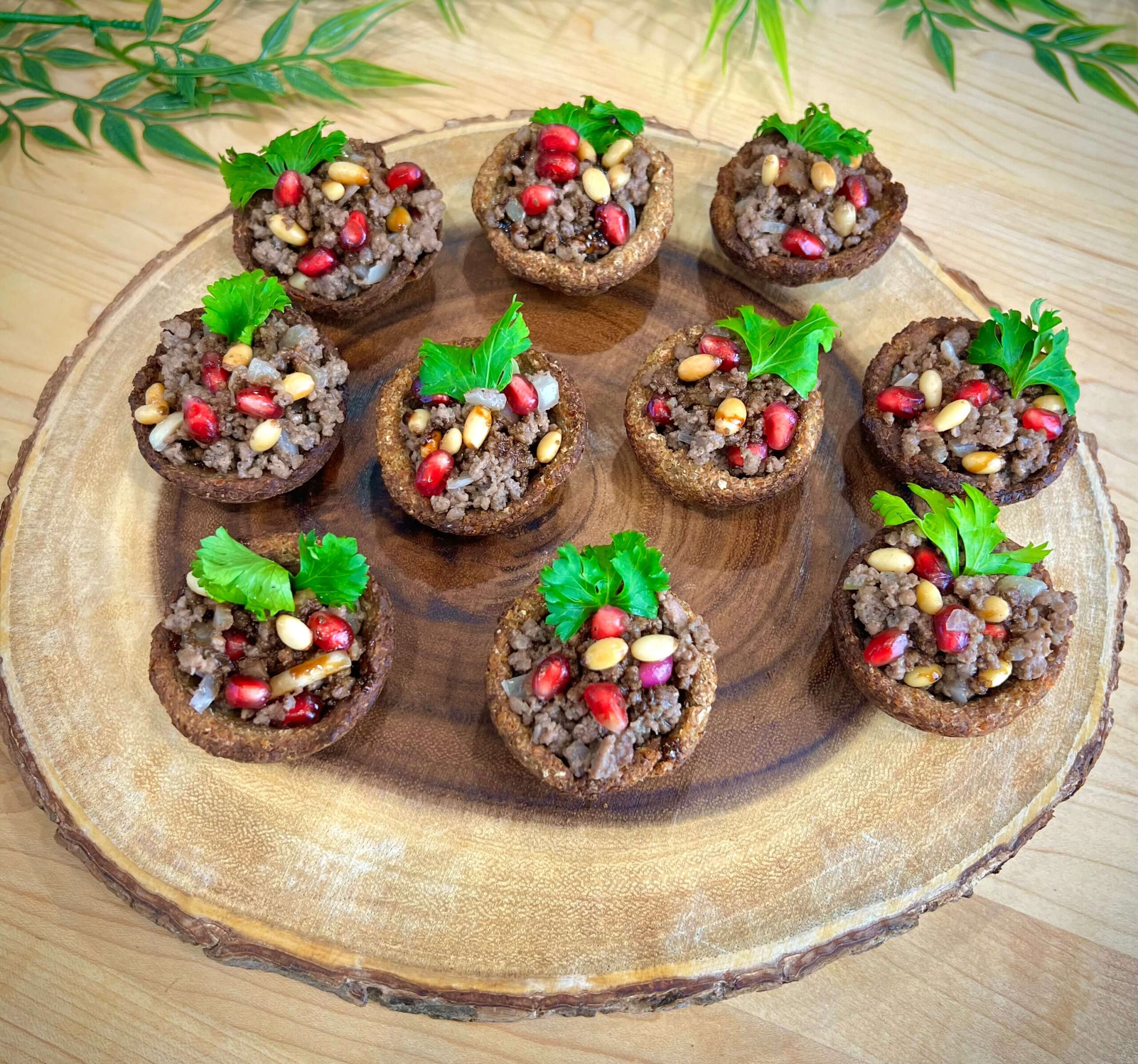 Baked kibbeh cups