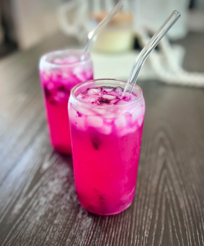 Mango dragon fruit lemonade starbucks copycat