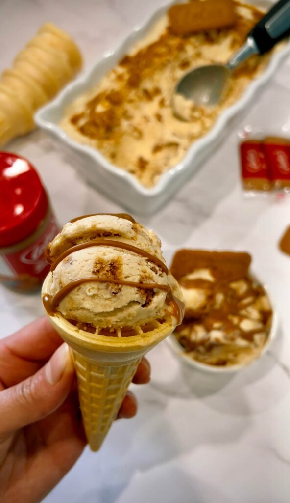 Biscoff ice cream