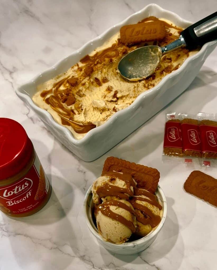 Biscoff ice cream