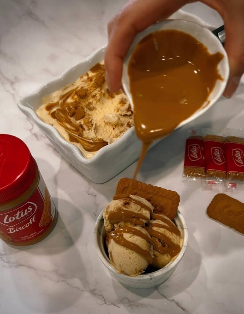 Biscoff ice cream