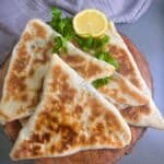 Saj spinach fatayer