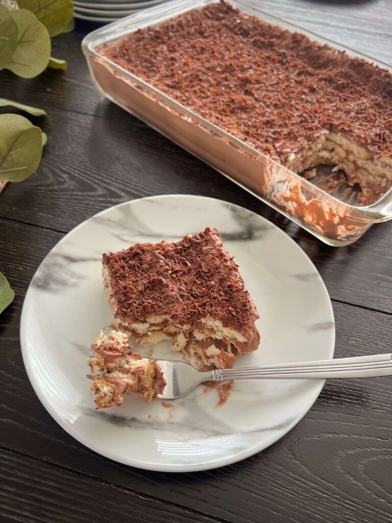 No bake ashta dessert