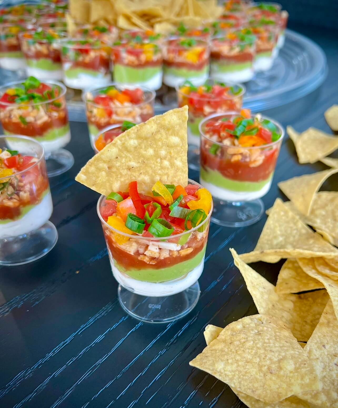 7 layer dip cups