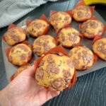 Banana chocolate chip muffins