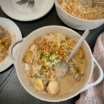 Kafta with tahini sauce