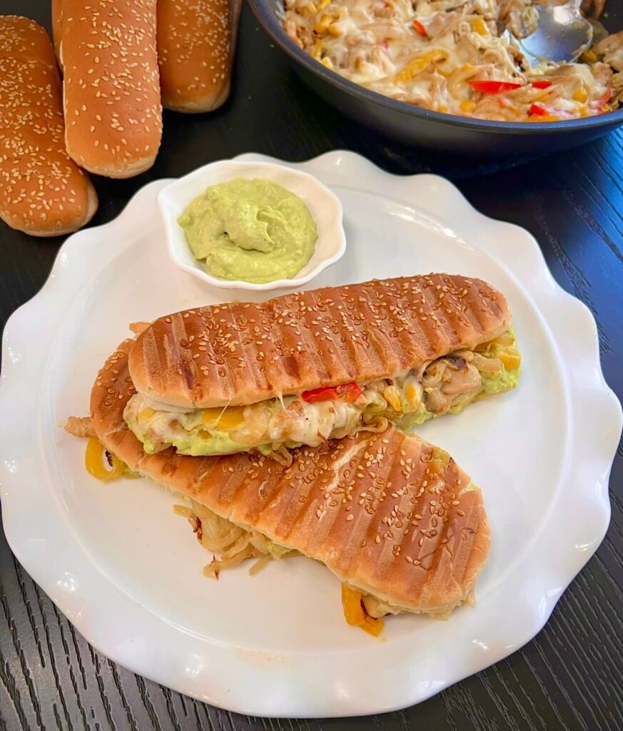 Lebanese chicken fajita