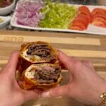 Homemade doner kebab Sandwich