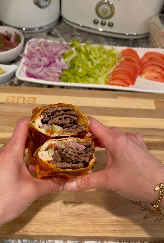 Homemade doner kebab Sandwich