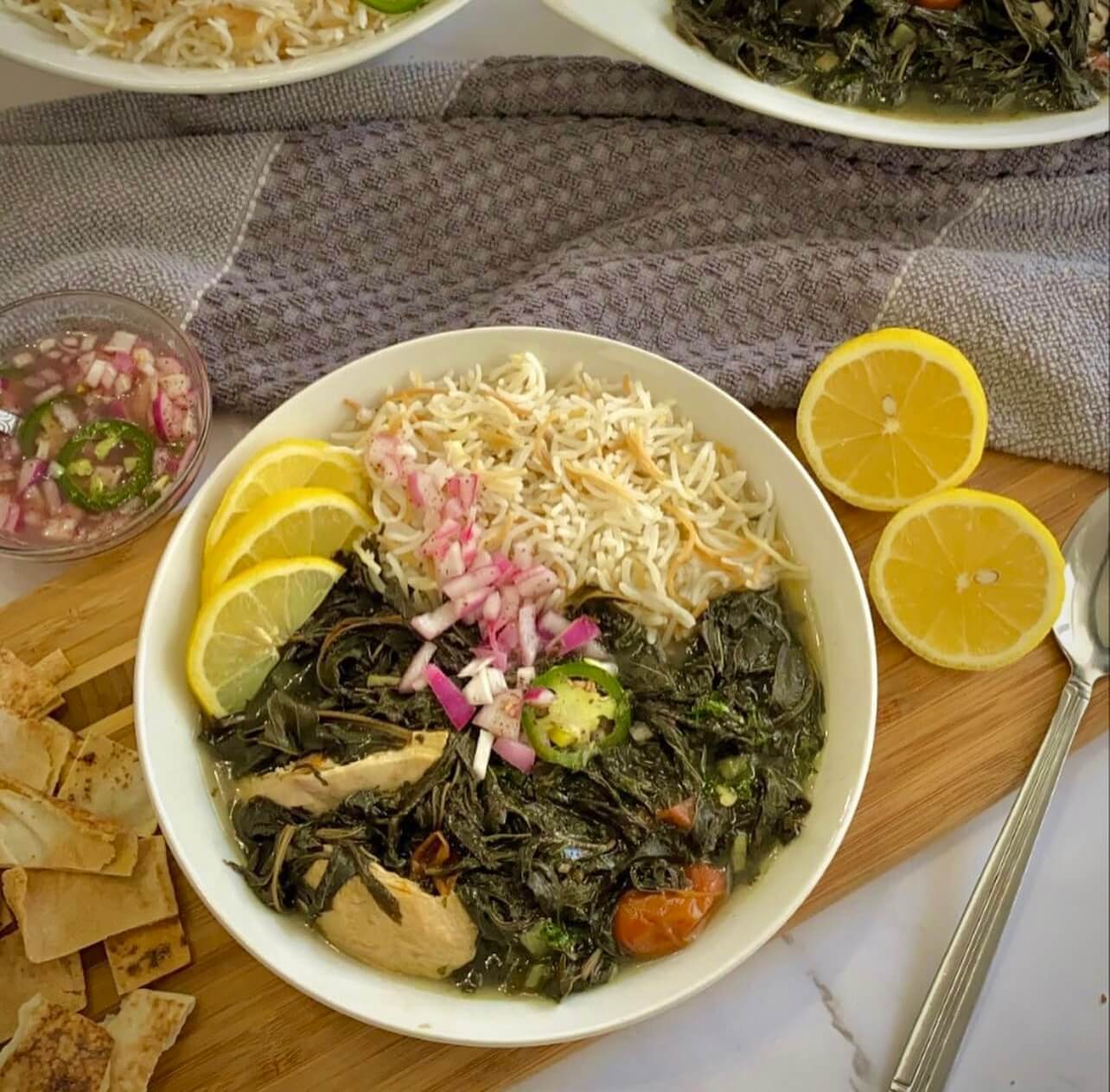 Instant pot Molokhia