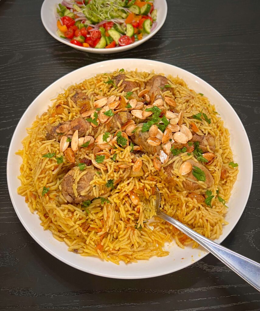 One-pot chicken kabsa