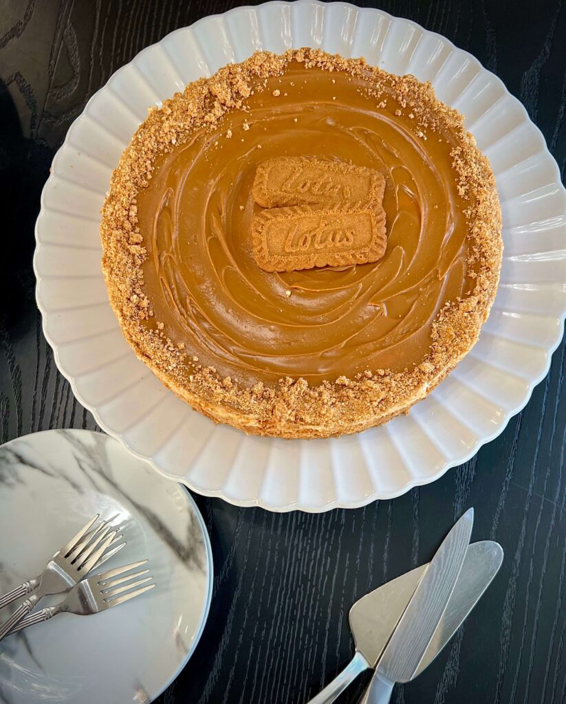 No-bake Biscoff cheesecake