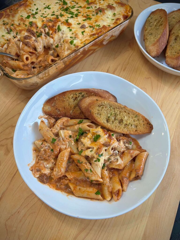 Pasta with meat sauce