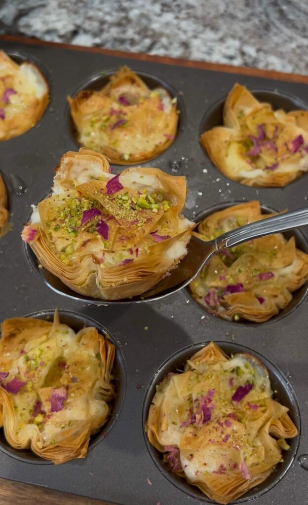 Baklava Ashta Cups