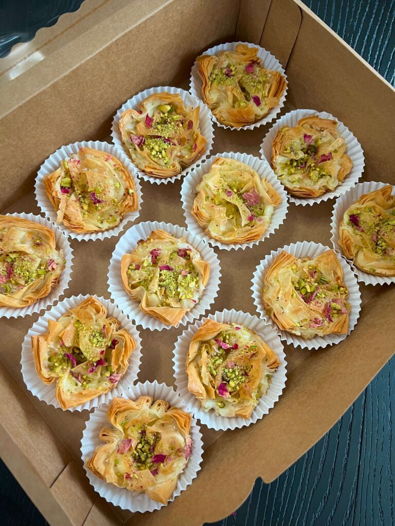 Baklava Ashta Cups