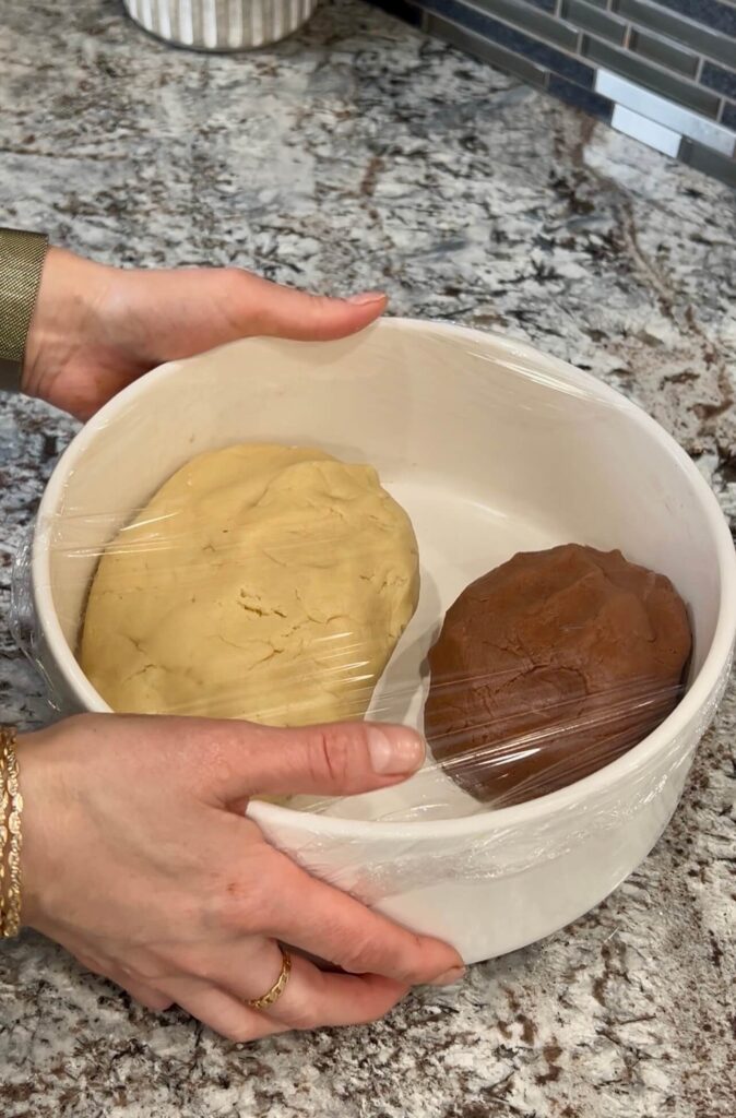 Place the dough in the fridge to chill
