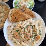 Creamy shrimp pasta